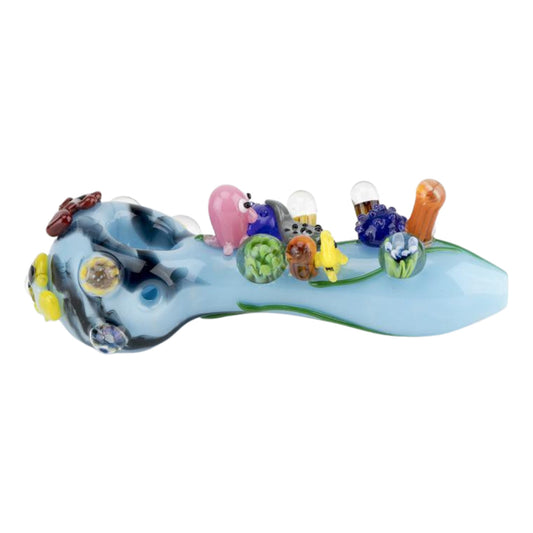 Empire Glassworks Great Barrier Reef Hand Pipe ๐