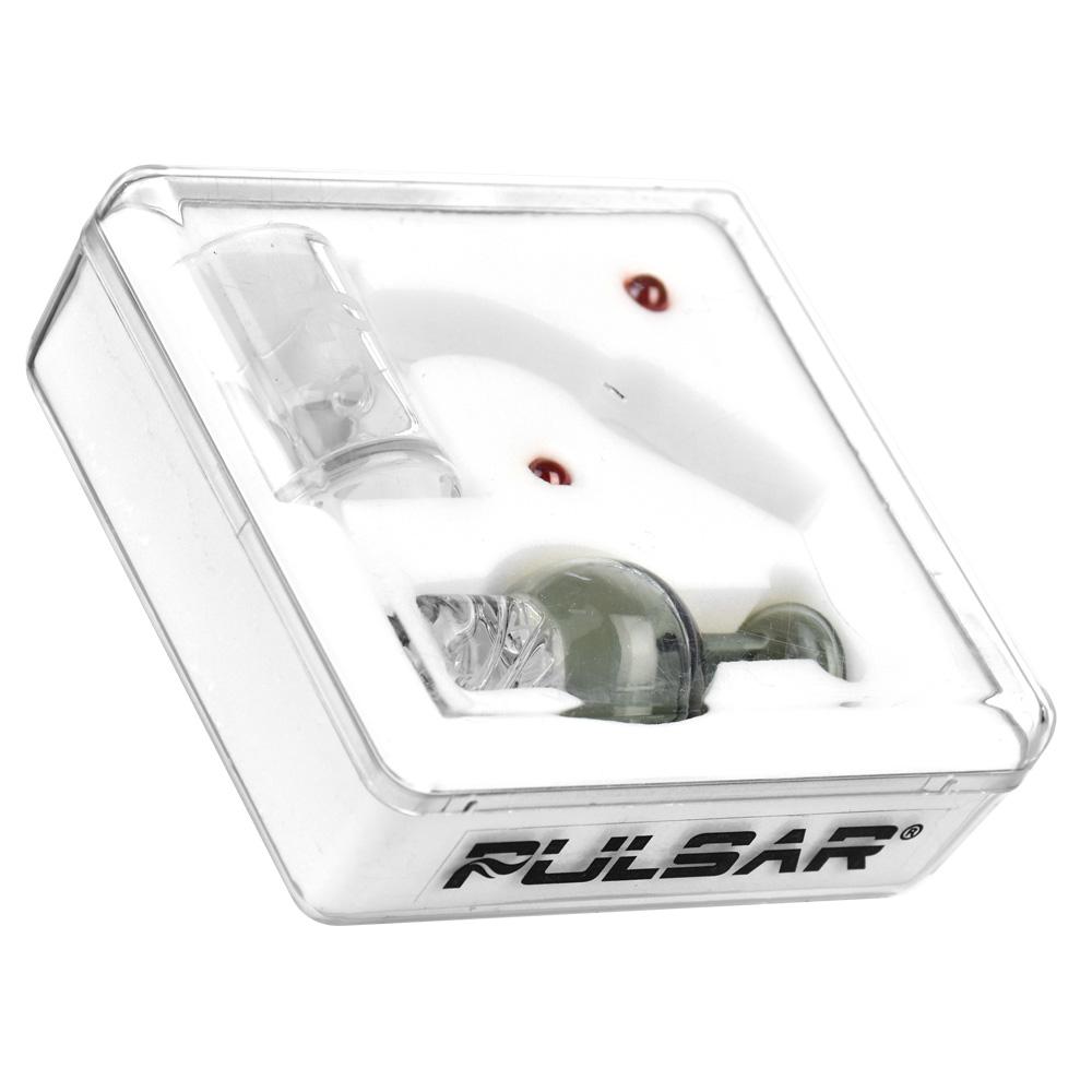 Pulsar Quartz Banger w. Helix Carb Cap (14mm, 45°)