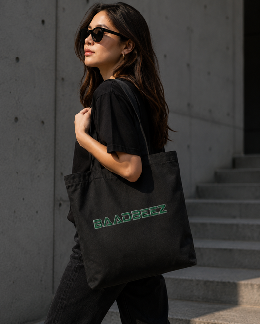 BAADBEEZ VIBEZ Canvas Utility Tote