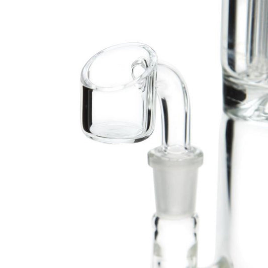 2mm Thick Angled Top Male Quartz Banger (10/14/18mm, 90°)