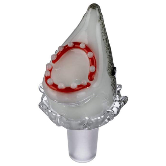 Empire Glassworks "Jawsome" Shark Bowl Piece 🦈 (14mm)