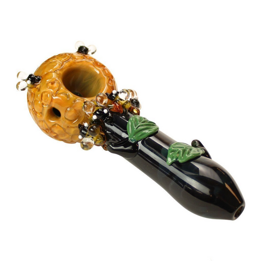 Empire Glassworks Small Beehive Spoon Pipe 🐝
