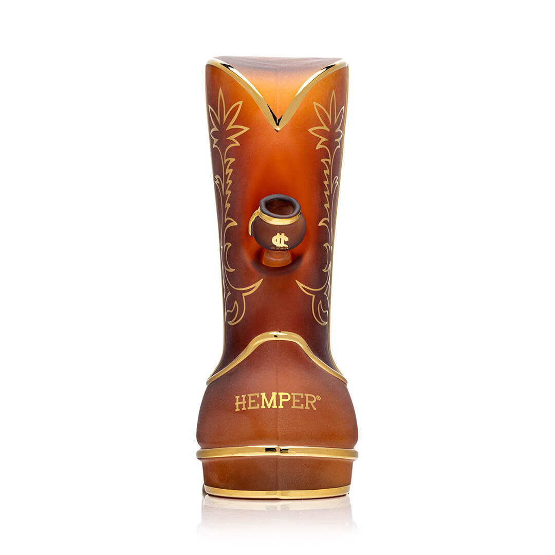 Hemper 9.5” Wild West Cowboy Boot Bong 🐎