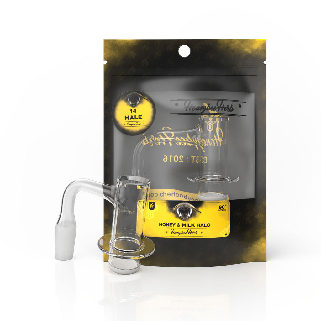 Honeybee Herb Black Line Quartz Bangers - All Joint Options