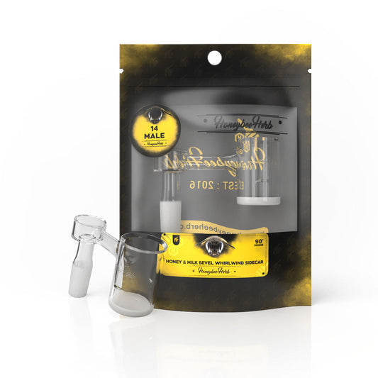 Honeybee Herb Black Line Quartz Bangers - All Joint Options