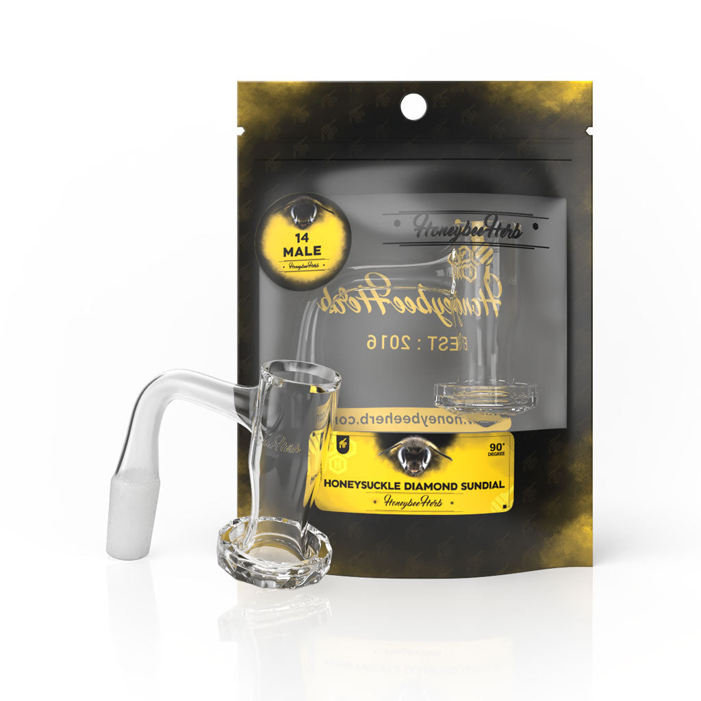 Honeybee Herb Black Line Quartz Bangers - All Joint Options