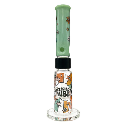 Prism Pipes 15” Flower Power Honeycomb Perc Straight Tube Bong