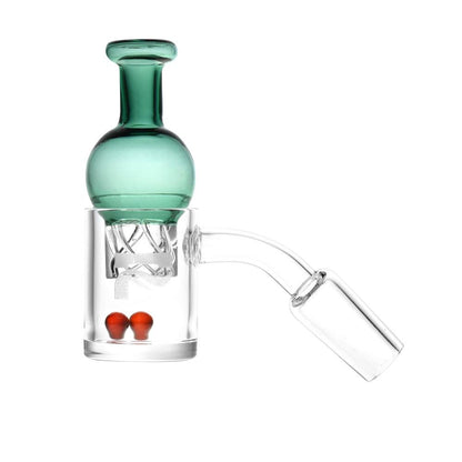 Pulsar Quartz Banger w. Helix Carb Cap (14mm, 45°)