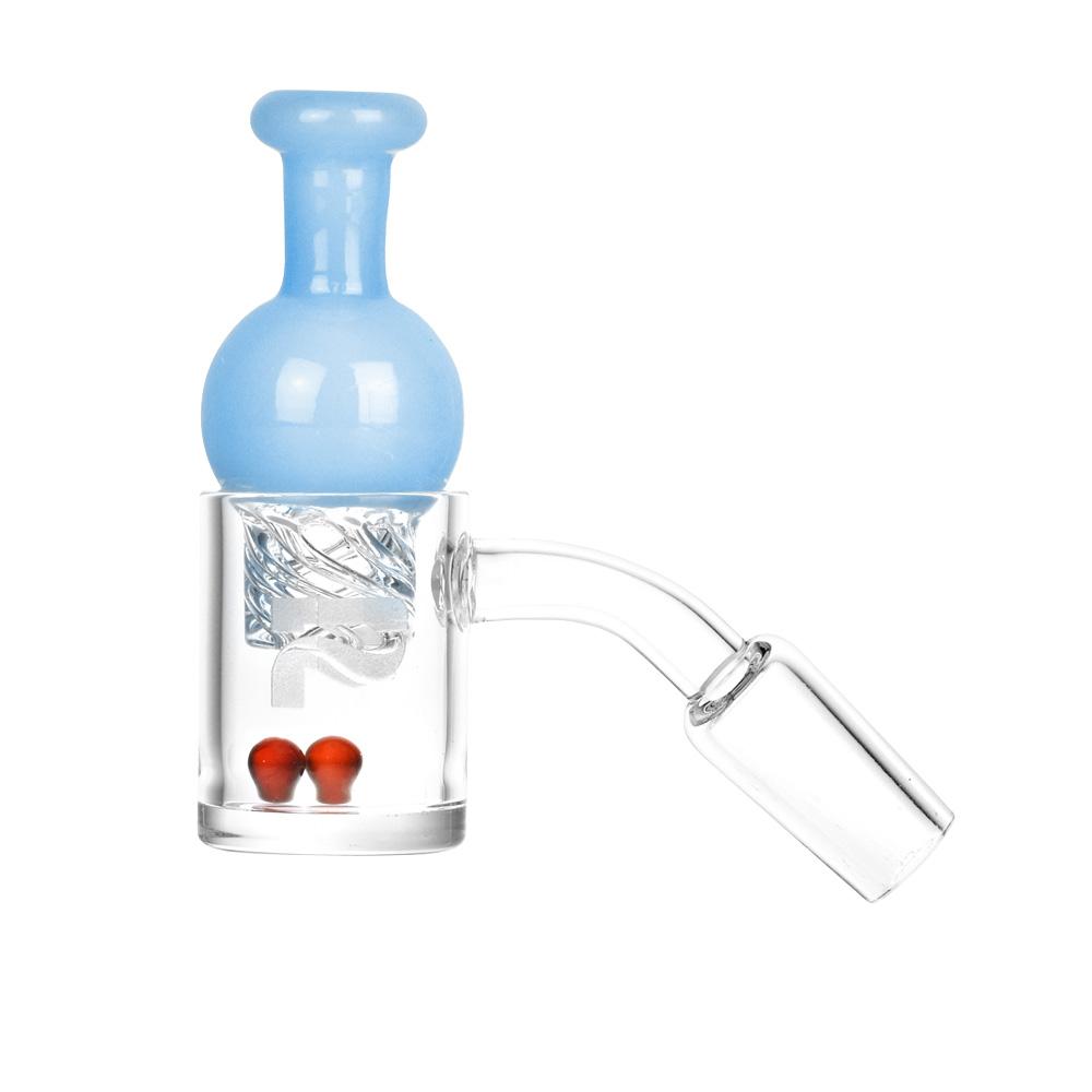 Pulsar Quartz Banger w. Helix Carb Cap (14mm, 45°)