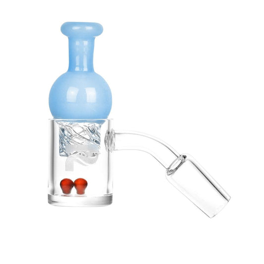 Pulsar Quartz Banger w. Helix Carb Cap (14mm, 45°)