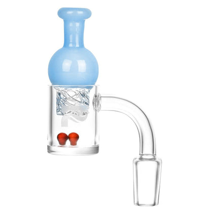 Pulsar Quartz Banger w. Helix Carb Cap (14mm, 90°)