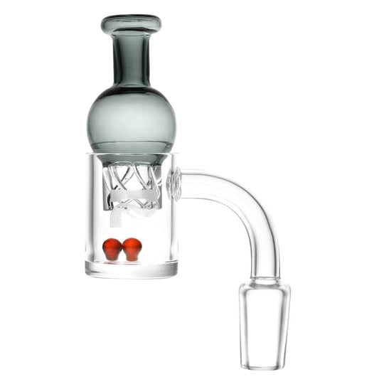 Pulsar Quartz Banger w. Helix Carb Cap (14mm, 90°)