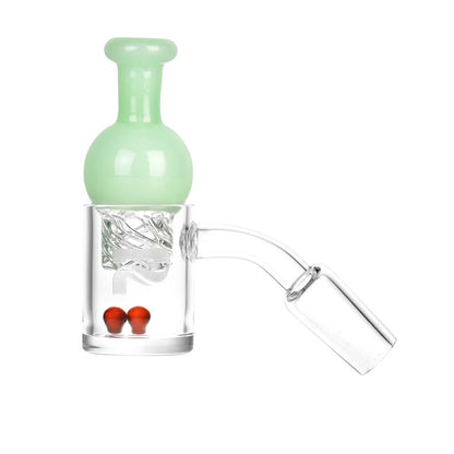 Pulsar Quartz Banger w. Helix Carb Cap (14mm, 45°)