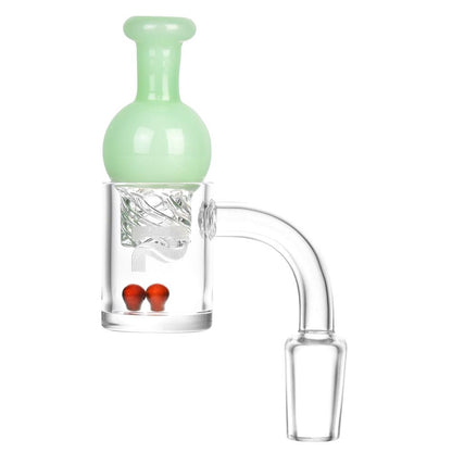 Pulsar Quartz Banger w. Helix Carb Cap (14mm, 90°)