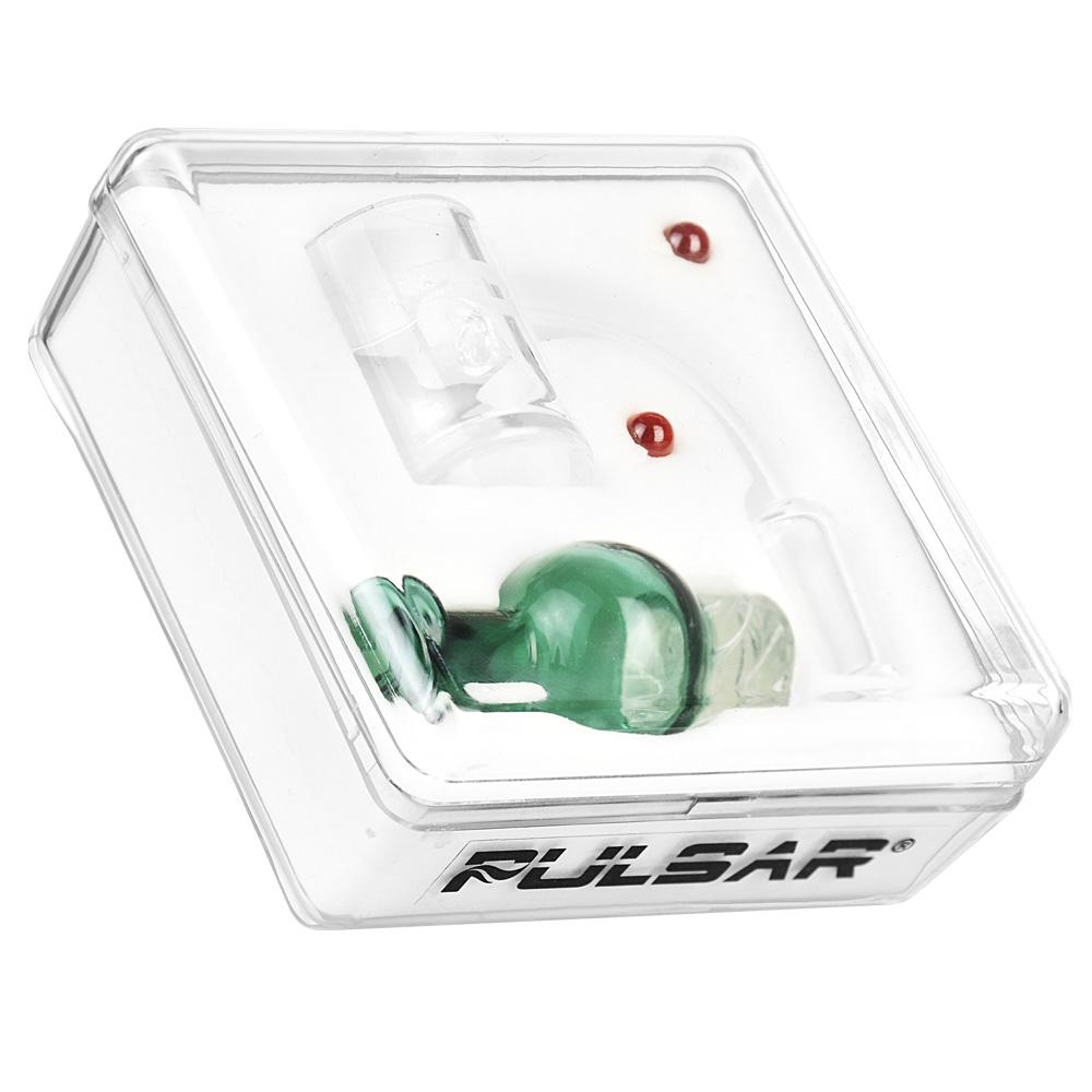 Pulsar Quartz Banger w. Helix Carb Cap (14mm, 90°)