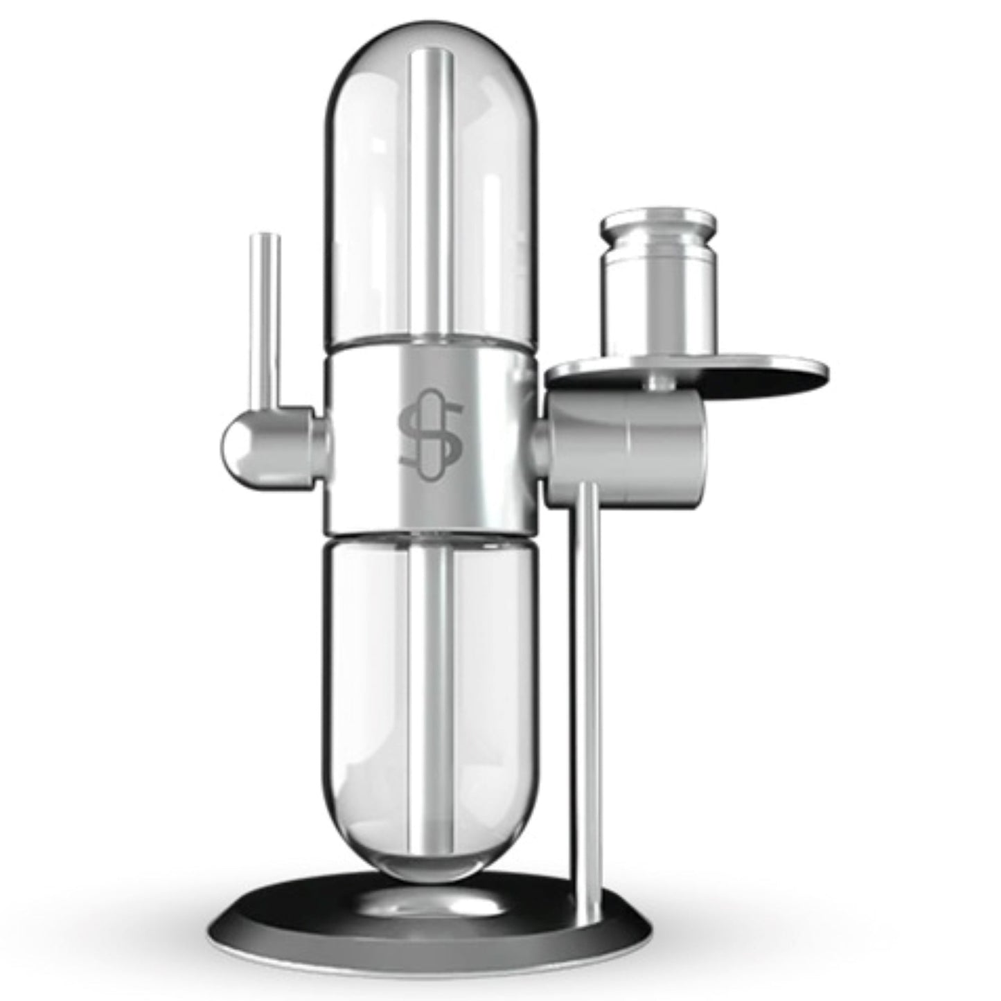 Stündenglass Polished Silver Gravity Pipe