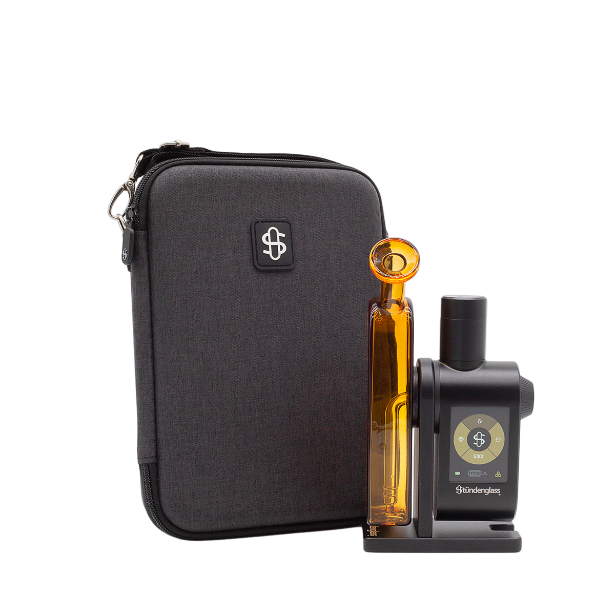 Stündenglass Modül + Dok Deluxe Travel Set - Amber Glass