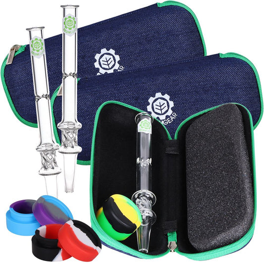 3CT BUNDLE - SeshGear Dab Straw Travel Kit - 5.9" / Colors Vary