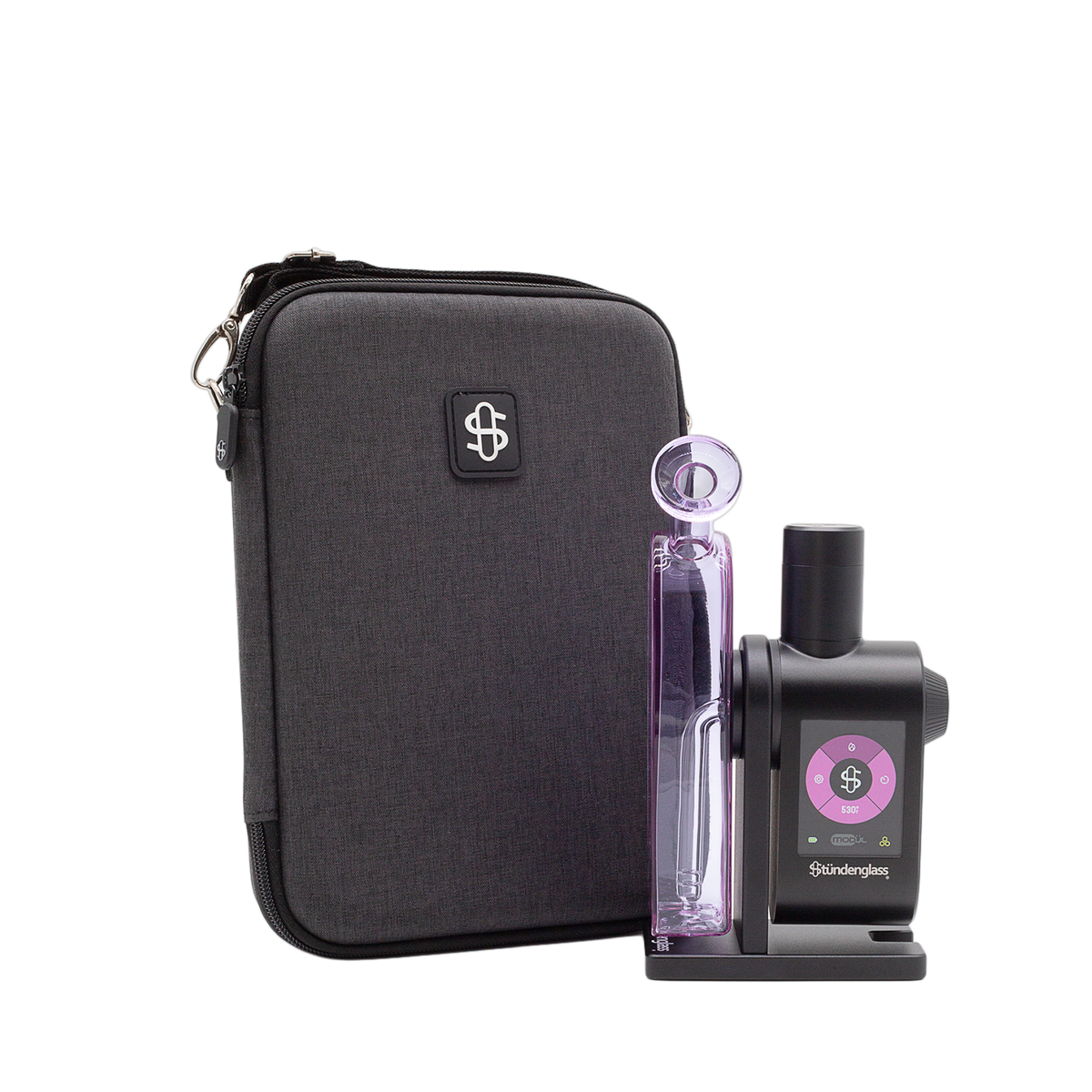 Stündenglass Modül + Dok Deluxe Travel Set - Purple Glass