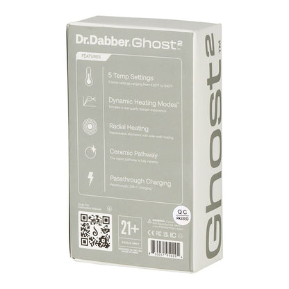 Dr. Dabber Ghost2 Concentrate Vaporizer - 1000mAh / Black