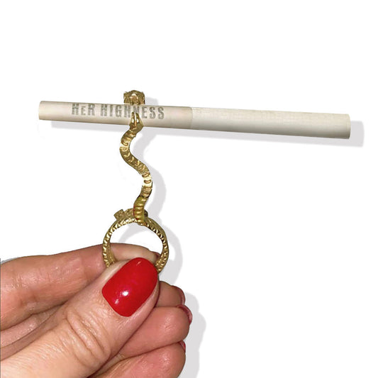 Snake in the Grass Joint Holder Ring