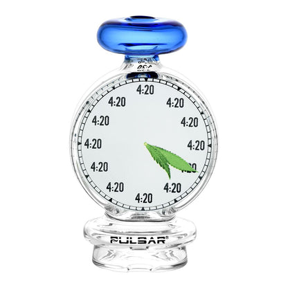 Pulsar 420 Timepiece Puffco Peak Glass Bubbler