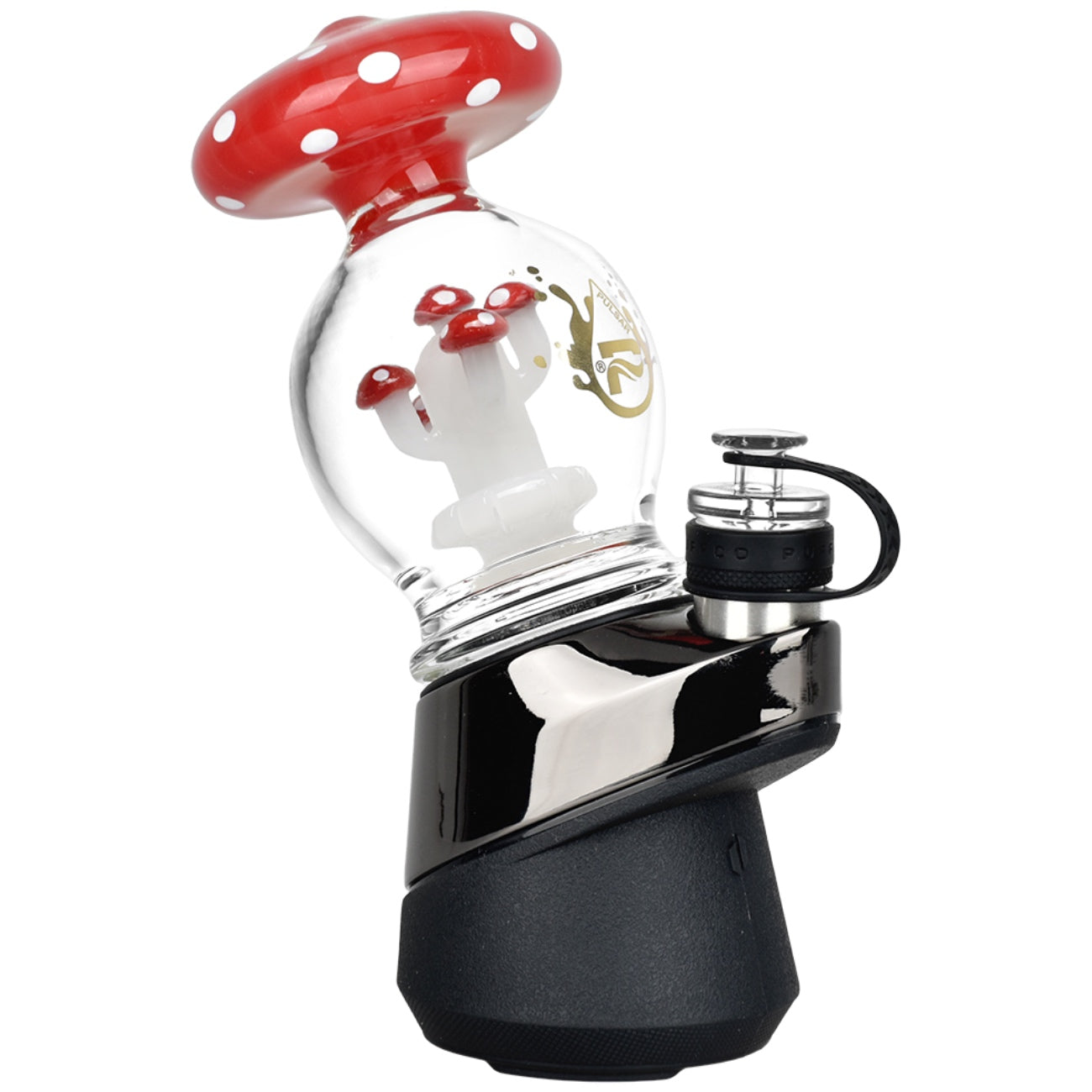 Pulsar Mushroom Mayhem Puffco Peak Glass Bubbler