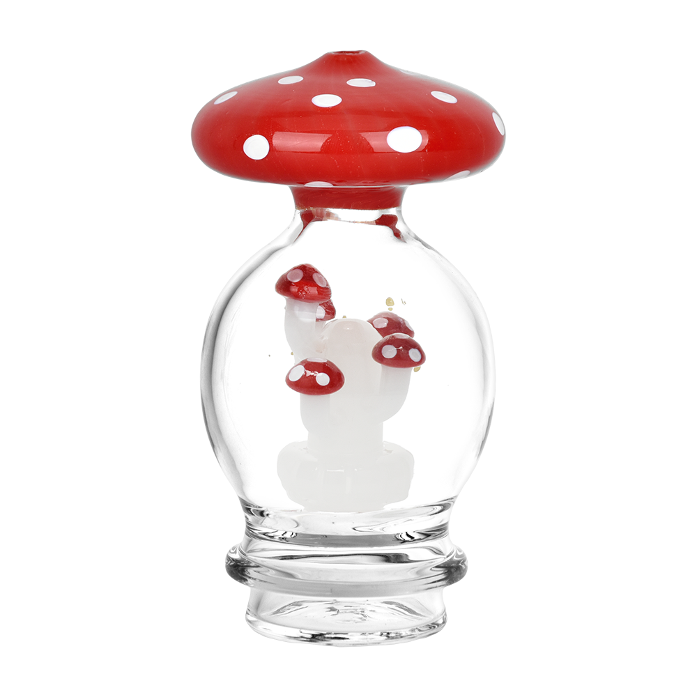 Pulsar Mushroom Mayhem Puffco Peak Glass Bubbler