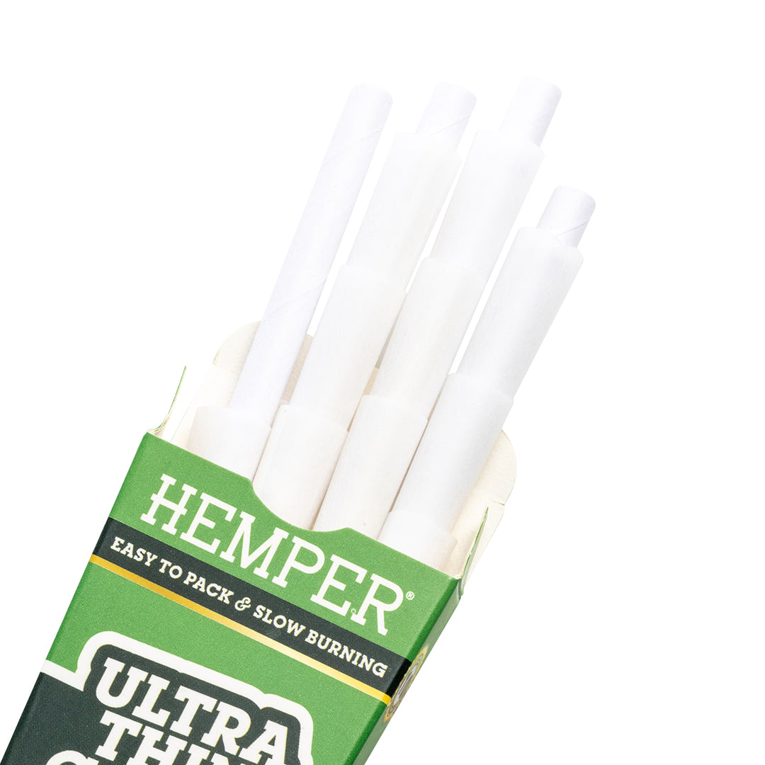 Hemper 10PK Pre-Rolled Mini Cones | French White Paper - 24ct Display