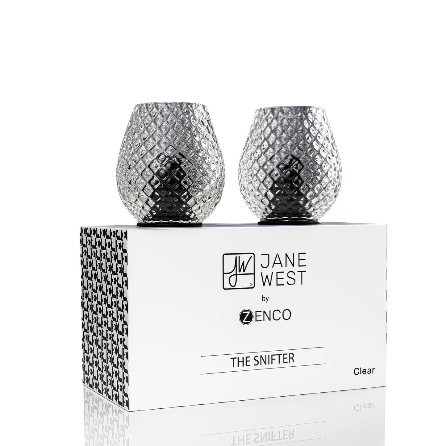 Zenco x Jane West Twenties Glass Snifter (2-Pack)